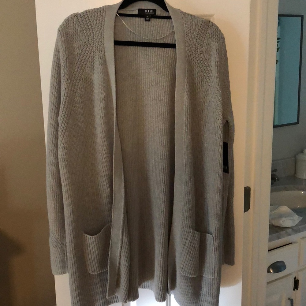 NWT A.N.A. long cardigan sweater